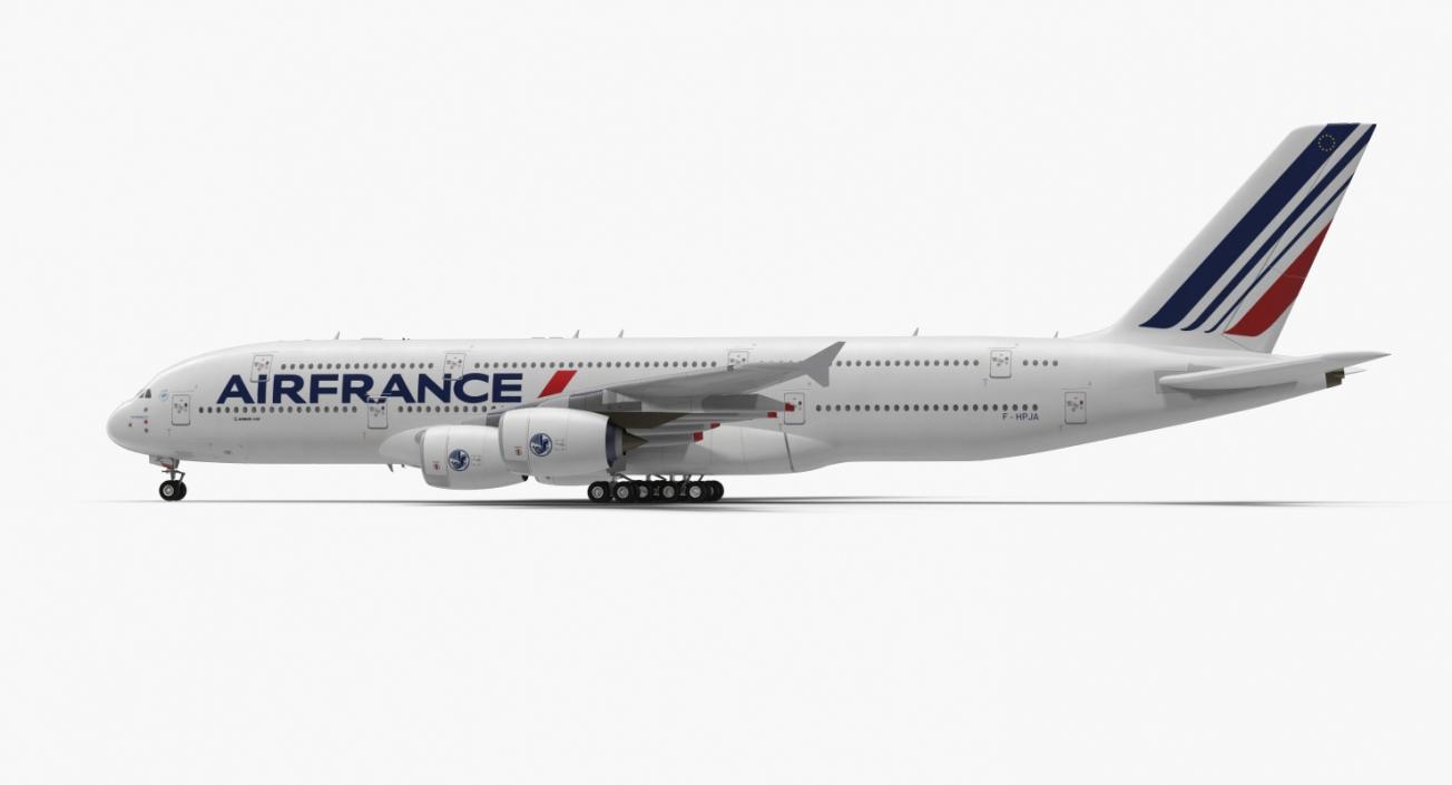 Airbus A380-1000 Air France 3D